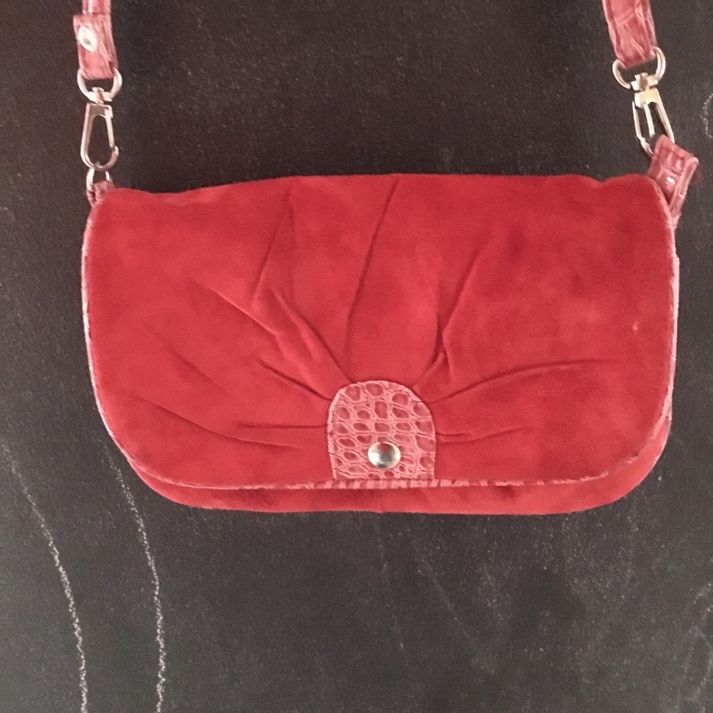 Coral red bag